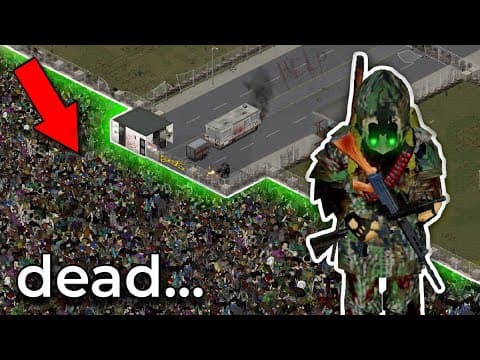 Posso Sobreviver por 100 Dias na BASE MILITAR do Project Zomboid?